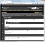 Forum preview extension showing Last Post inline on listing page.